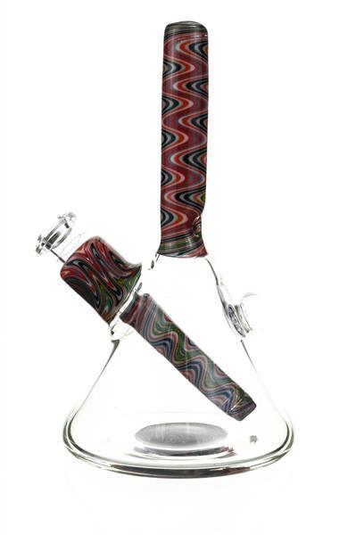 Mini Beaker by waterhouse Glass worked 104 - Smoke Spot Smoke Shop