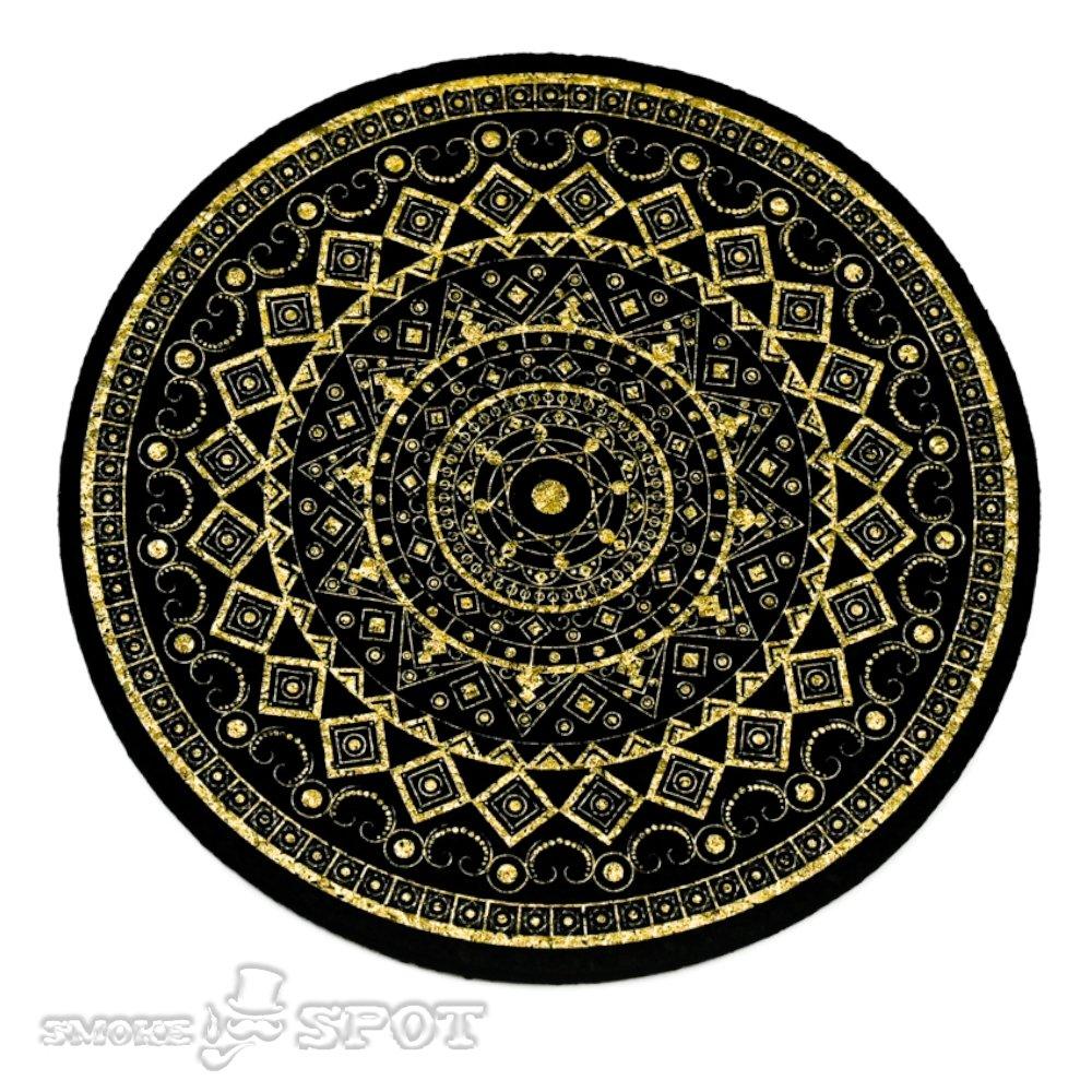 Moodmats Gold Antique 8" circle - Smoke Spot Smoke Shop