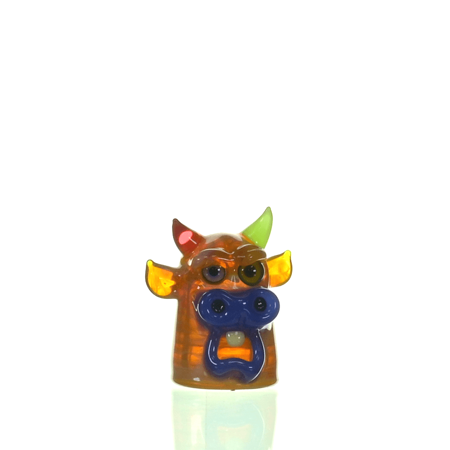 MORRISON GLASS COW PENDANT - SSSS