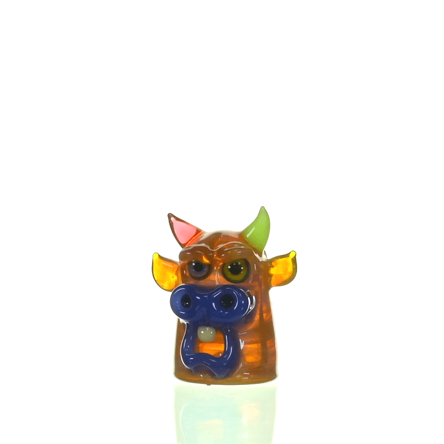 MORRISON GLASS COW PENDANT - SSSS