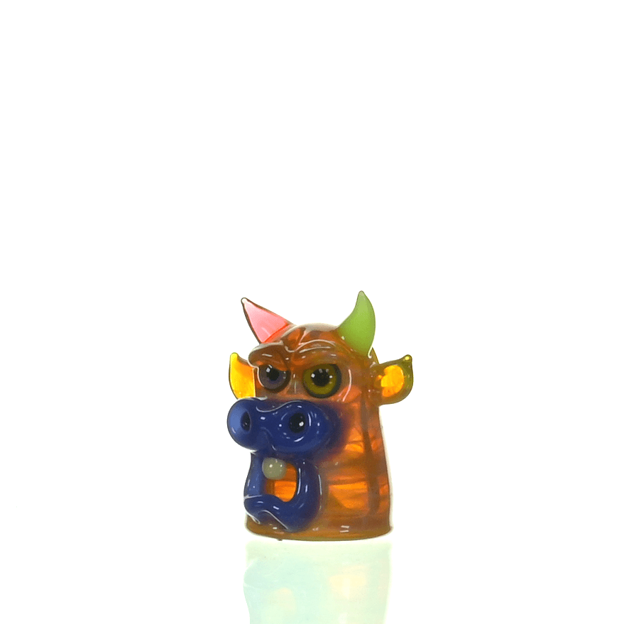 MORRISON GLASS COW PENDANT - SSSS