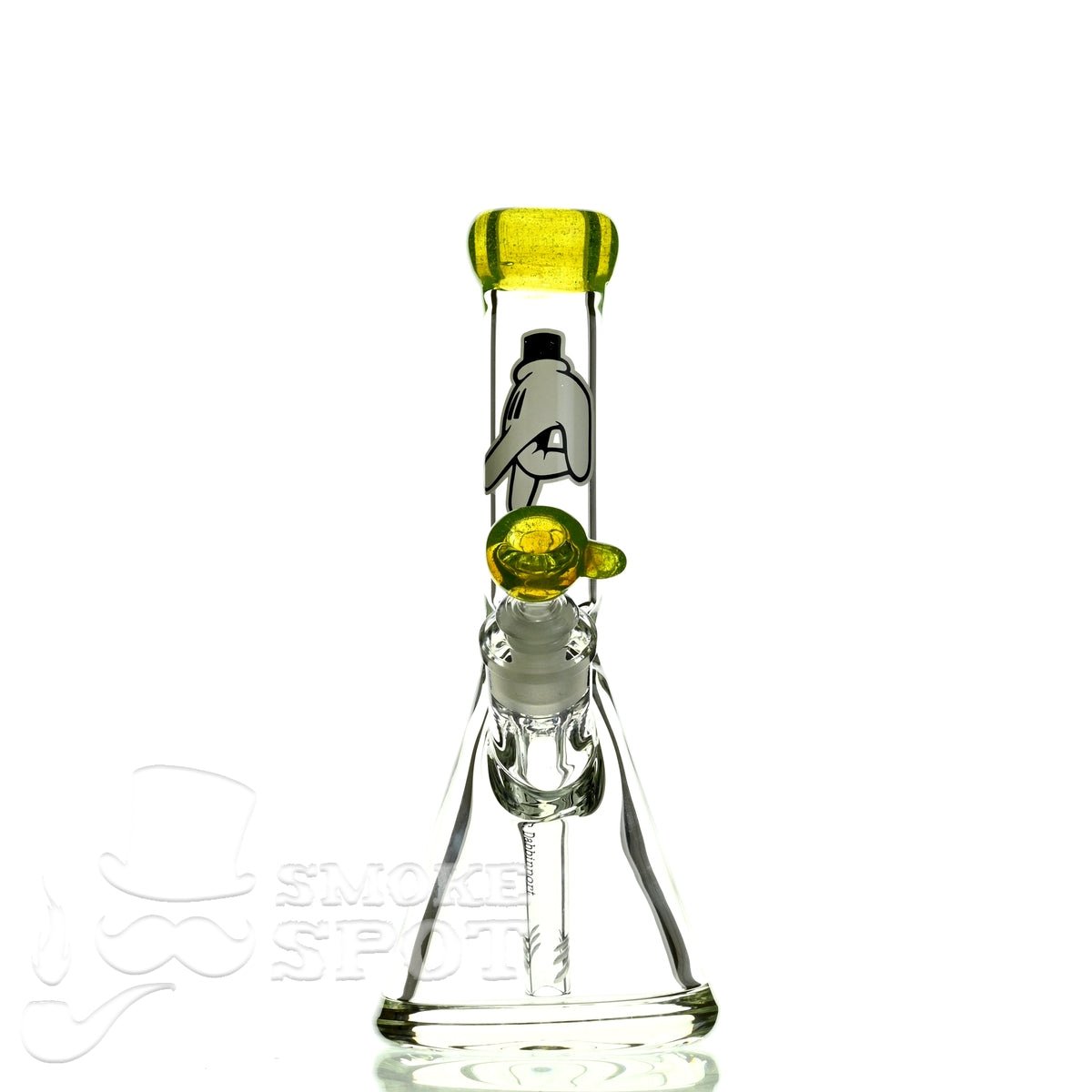 Mr Dabbinport 10 inch beaker waterpipe 9 mm thick scientific glass with 38 CFL design