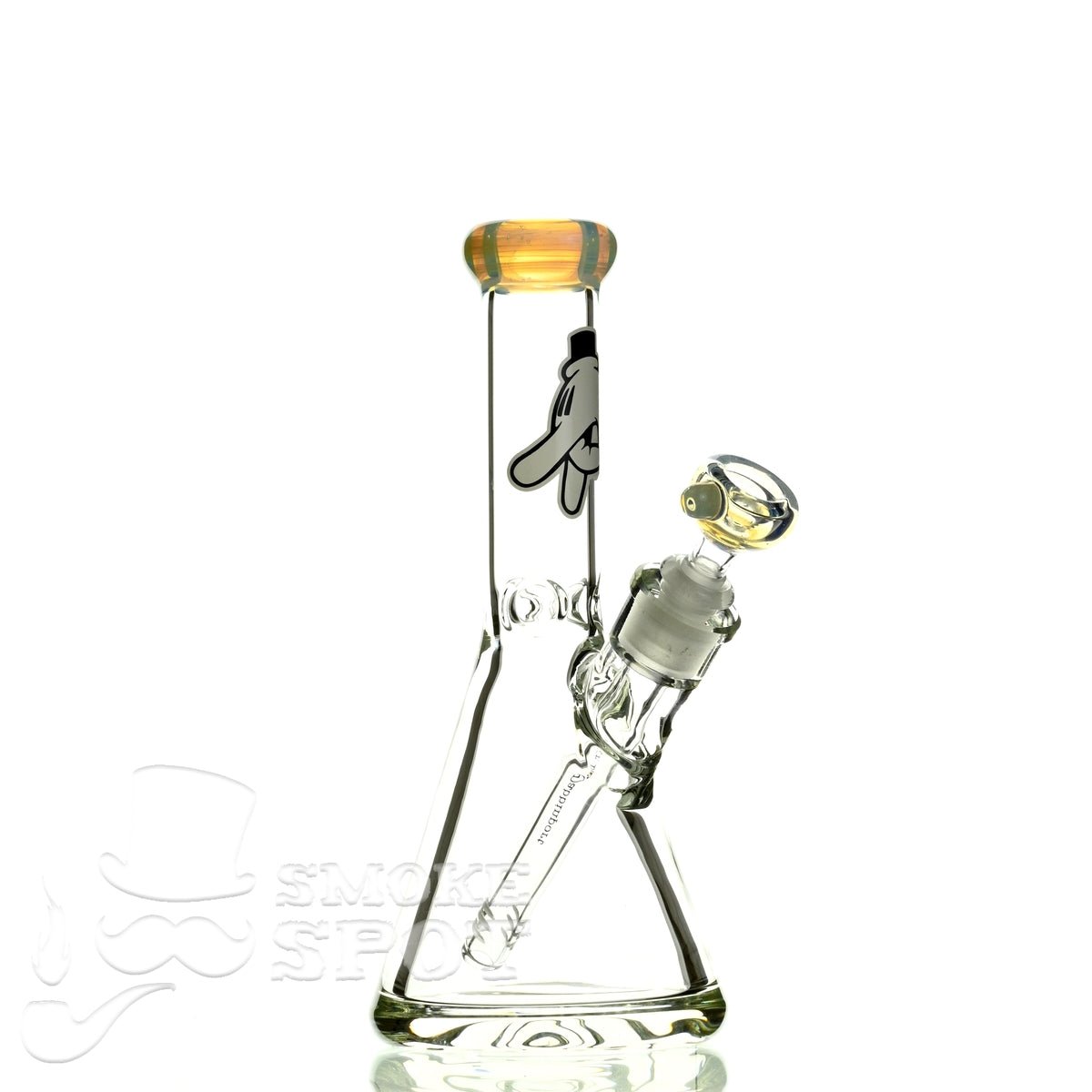 Mr Dabbinport beaker 10 inch 9 mm 38 Ghost white - Smoke Spot Smoke Shop