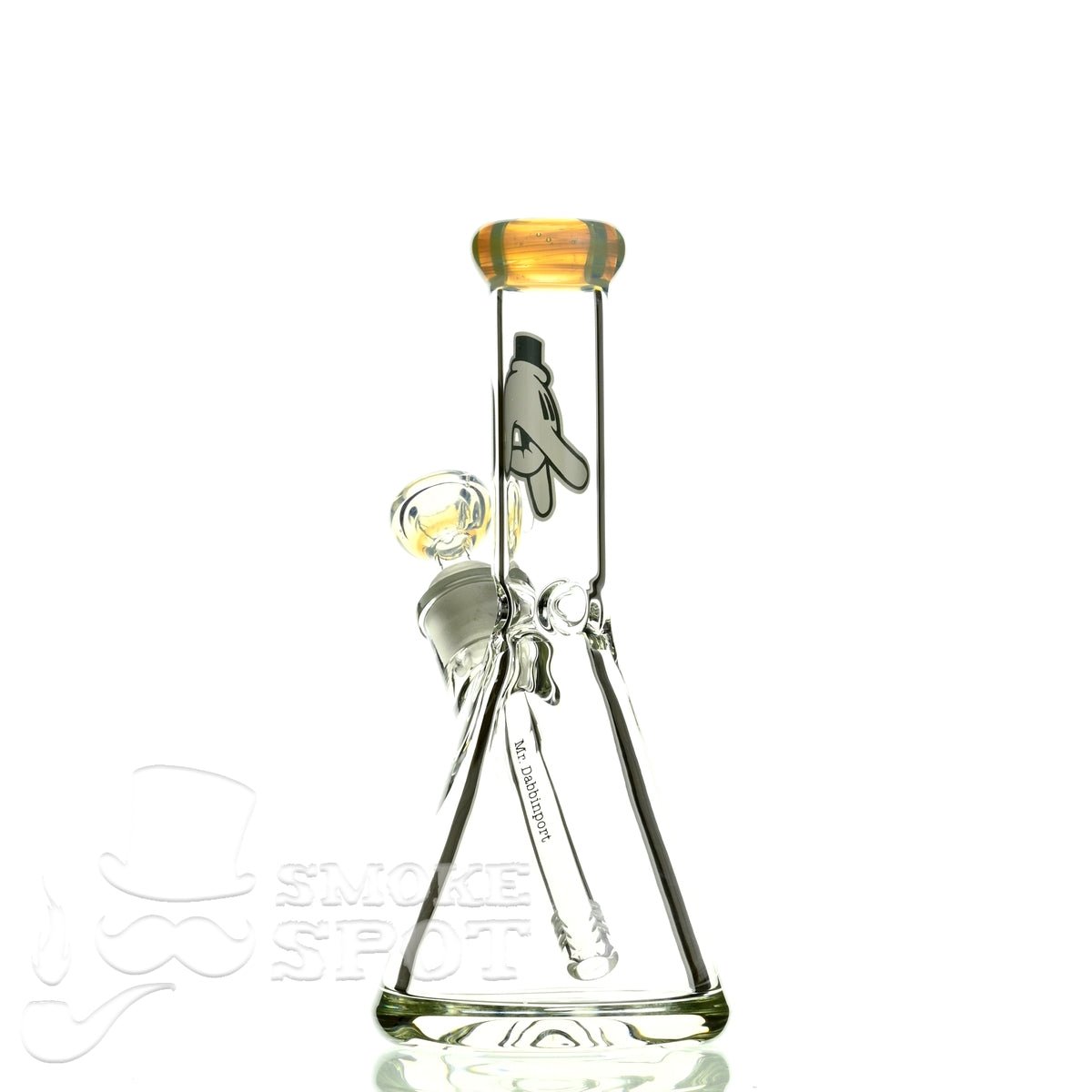 Mr Dabbinport beaker 10 inch 9 mm 38 Ghost white - Smoke Spot Smoke Shop