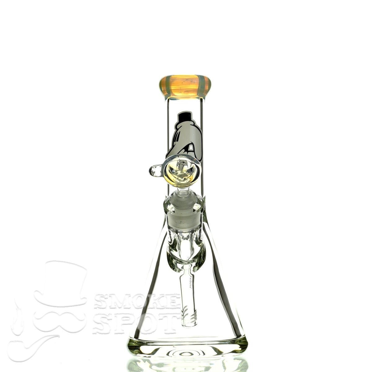 Mr Dabbinport beaker 10 inch 9 mm 38 Ghost white - Smoke Spot Smoke Shop