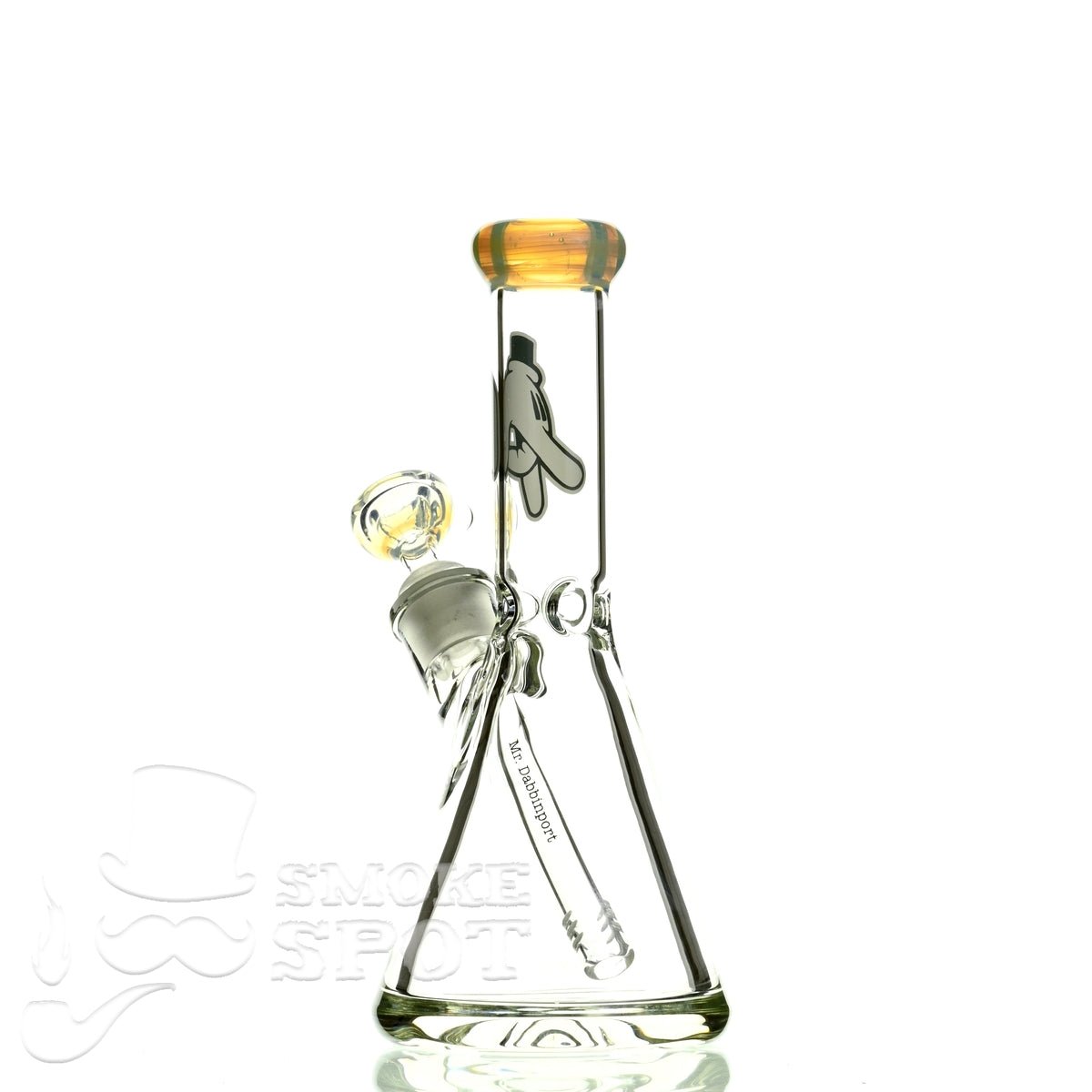 Mr Dabbinport beaker 10 inch 9 mm 38 Ghost white - Smoke Spot Smoke Shop