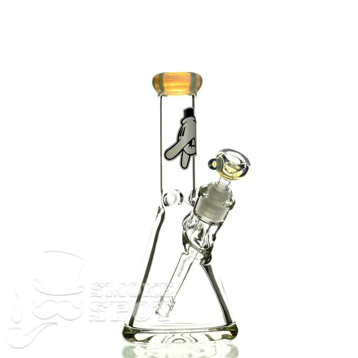 Mr Dabbinport beaker 10 inch 9 mm 38 Ghost white - Smoke Spot Smoke Shop