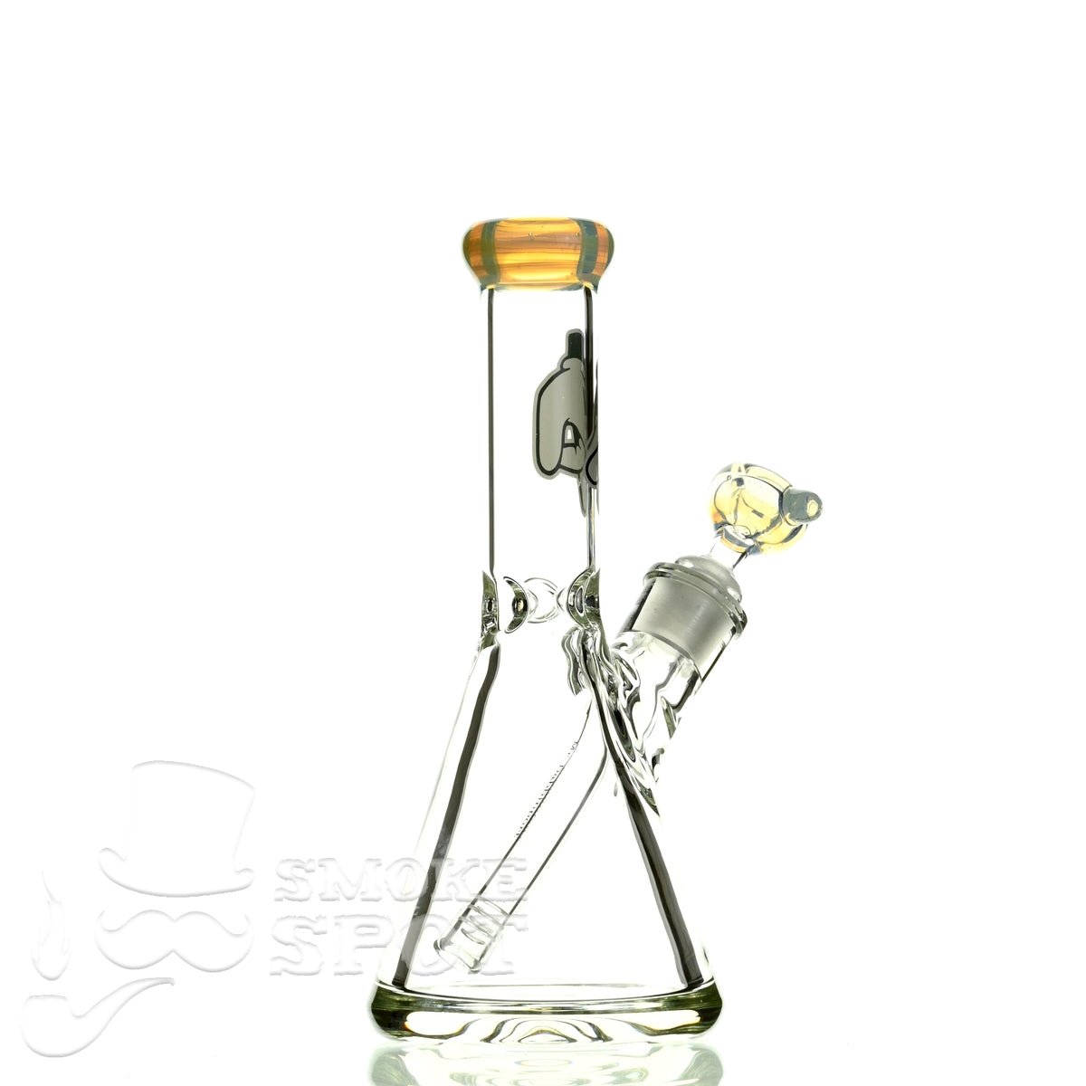 Mr Dabbinport beaker 10 inch 9 mm 38 Ghost white - Smoke Spot Smoke Shop