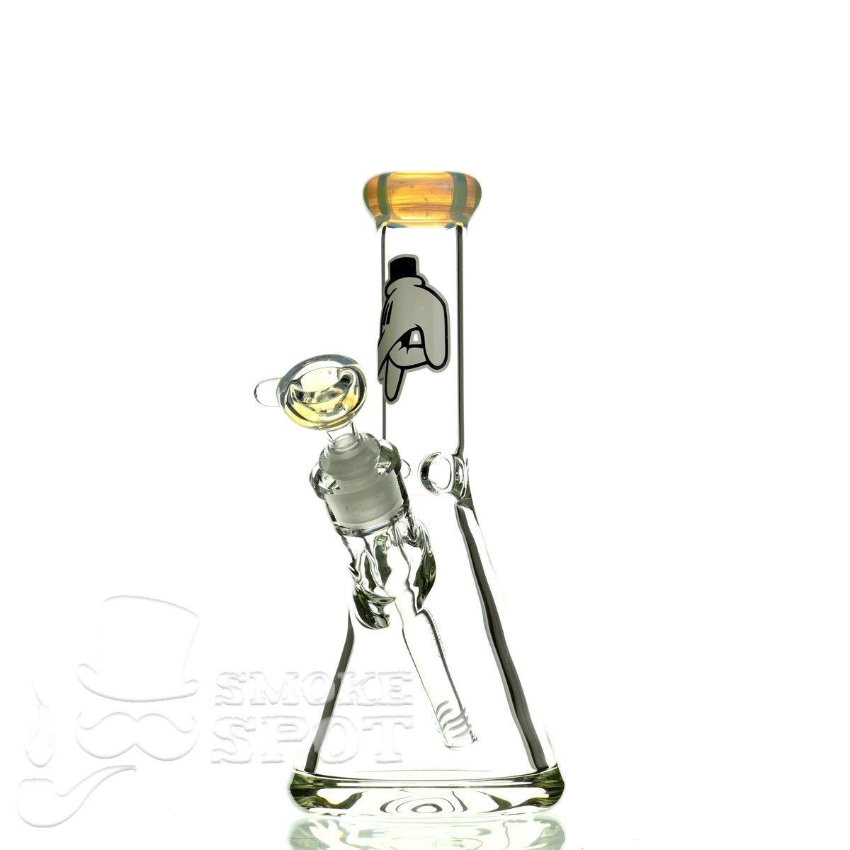Mr Dabbinport beaker 10 inch 9 mm 38 Ghost white - Smoke Spot Smoke Shop