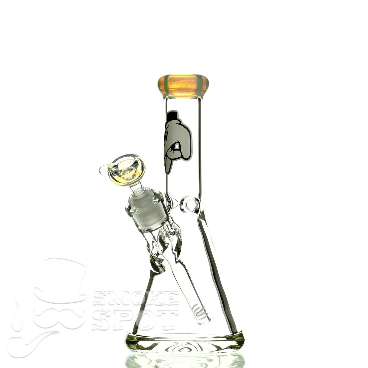 Mr Dabbinport beaker 10 inch 9 mm 38 Ghost white - Smoke Spot Smoke Shop