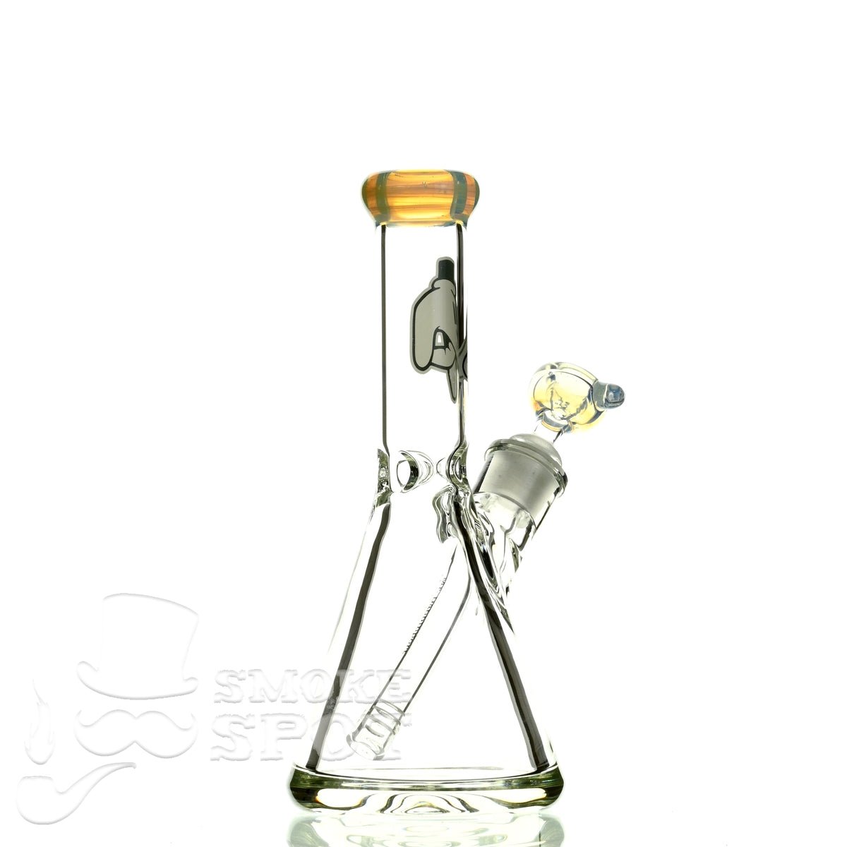 Mr Dabbinport beaker 10 inch 9 mm 38 Ghost white - Smoke Spot Smoke Shop