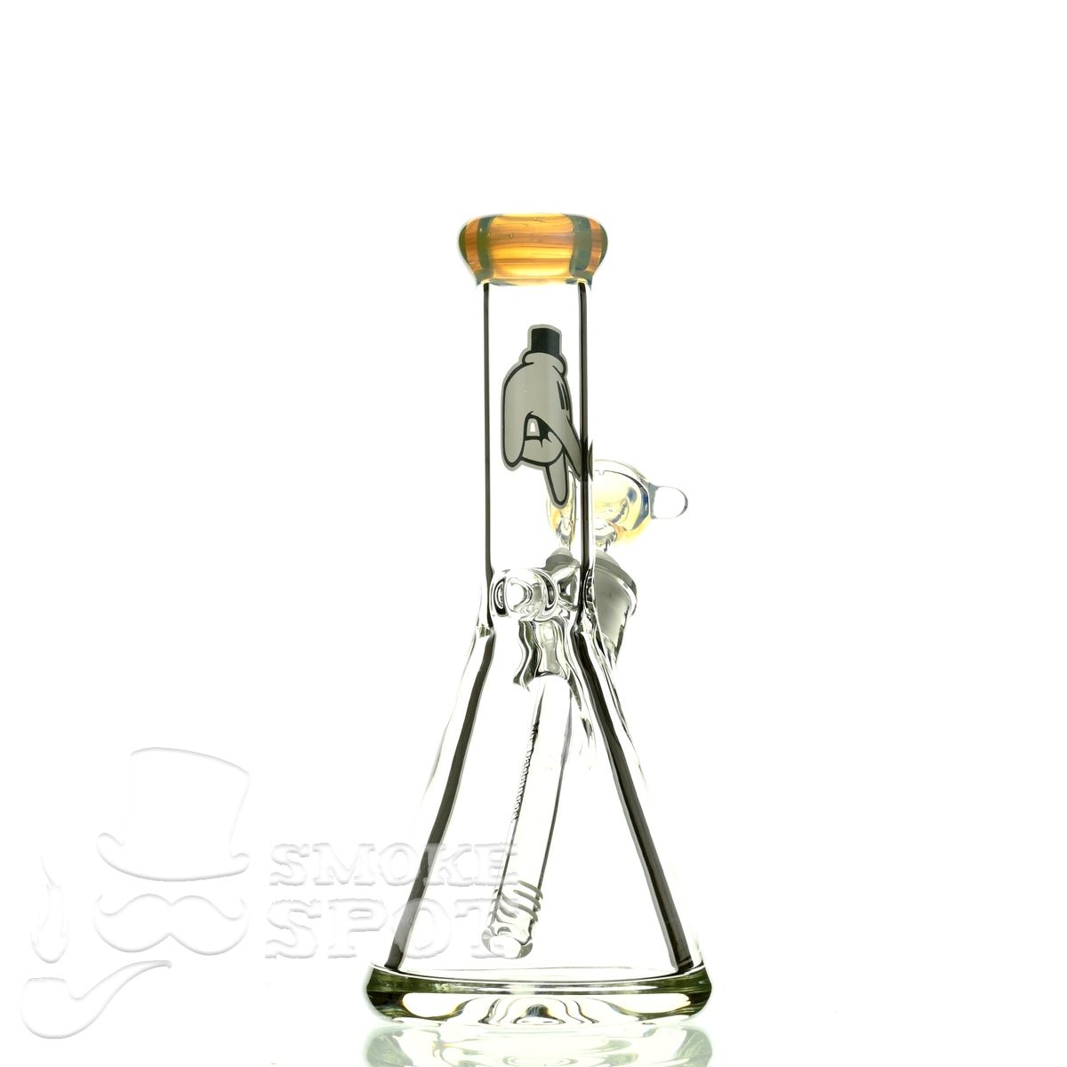 Mr Dabbinport beaker 10 inch 9 mm 38 Ghost white - Smoke Spot Smoke Shop