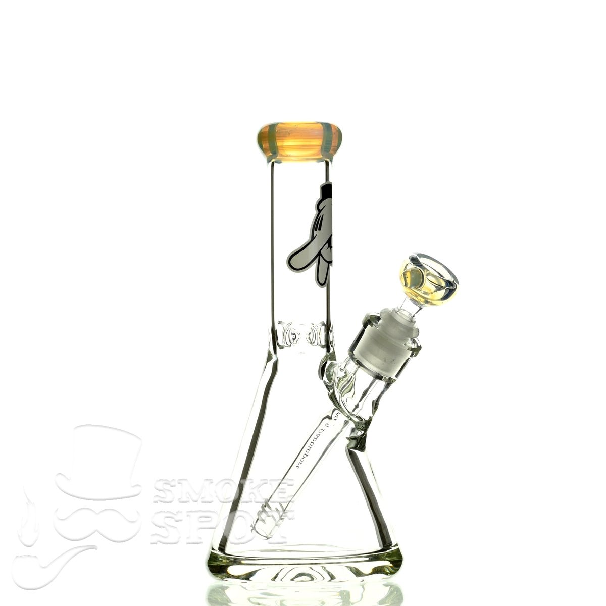 Mr Dabbinport beaker 10 inch 9 mm 38 Ghost white - Smoke Spot Smoke Shop