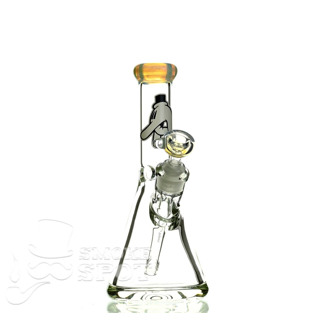 Mr Dabbinport beaker 10 inch 9 mm 38 Ghost white - Smoke Spot Smoke Shop