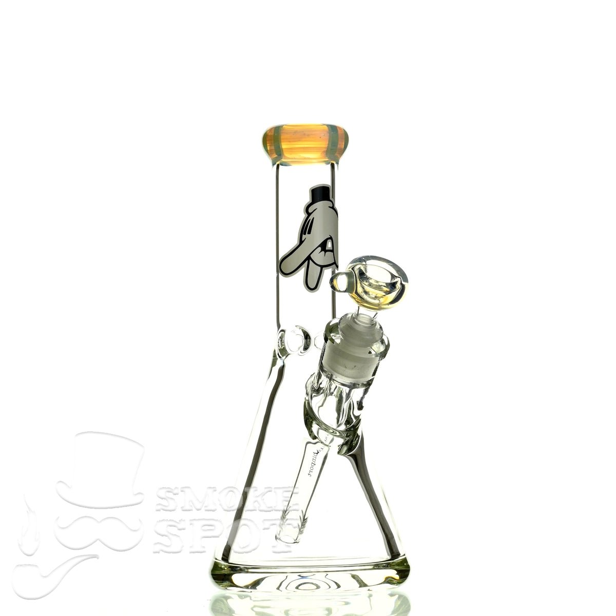 Mr Dabbinport beaker 10 inch 9 mm 38 Ghost white - Smoke Spot Smoke Shop