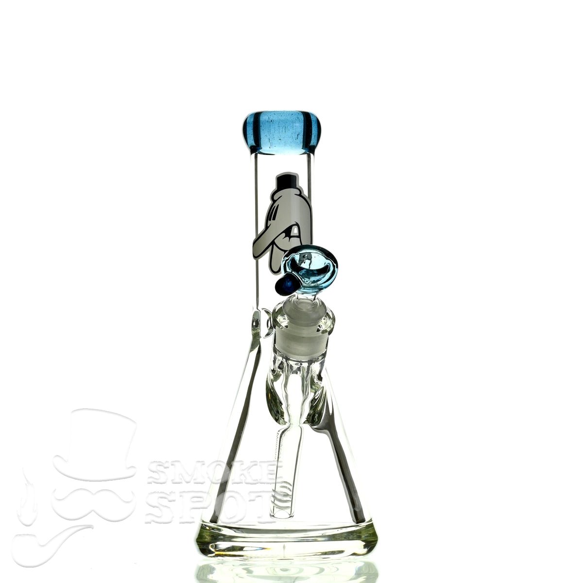 Mr Dabbinport beaker 10 inch 9 mm 38 stardust blue - Smoke Spot Smoke Shop