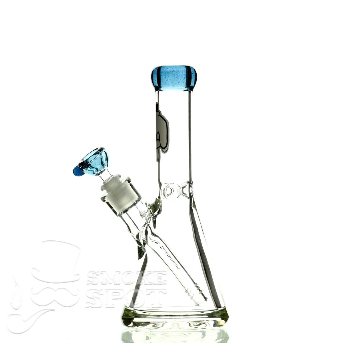 Mr Dabbinport beaker 10 inch 9 mm 38 stardust blue - Smoke Spot Smoke Shop