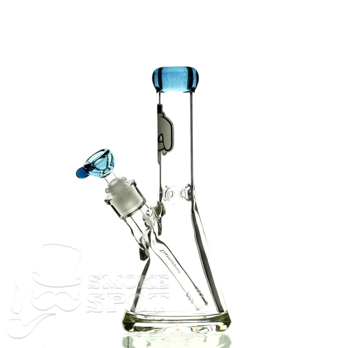 Mr Dabbinport beaker 10 inch 9 mm 38 stardust blue - Smoke Spot Smoke Shop