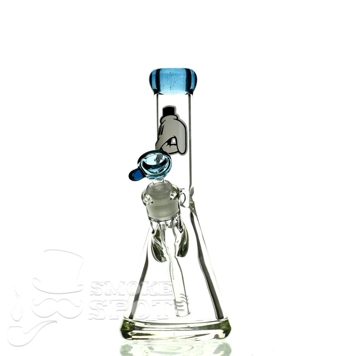 Mr Dabbinport beaker 10 inch 9 mm 38 stardust blue - Smoke Spot Smoke Shop