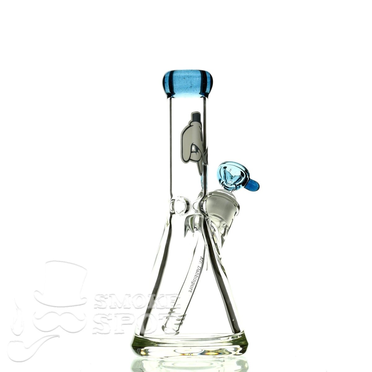 Mr Dabbinport beaker 10 inch 9 mm 38 stardust blue - Smoke Spot Smoke Shop