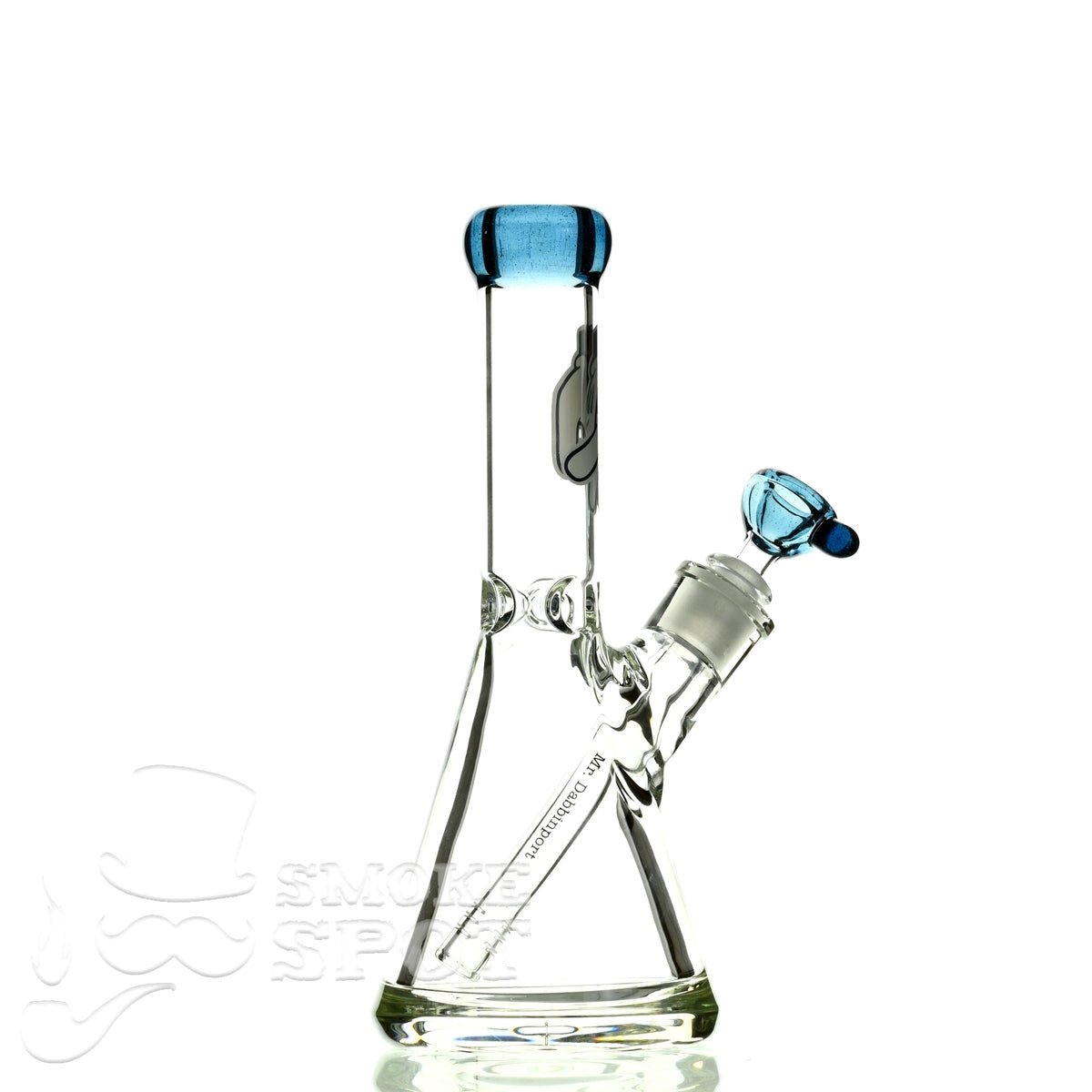 Mr Dabbinport beaker 10 inch 9 mm 38 stardust blue - Smoke Spot Smoke Shop