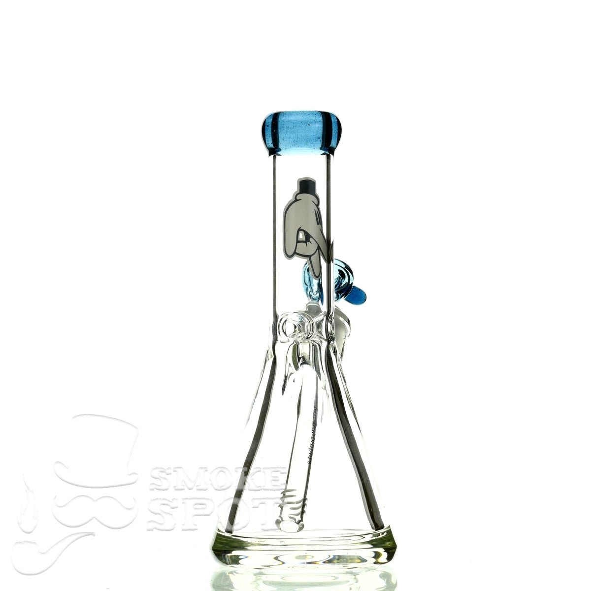 Mr Dabbinport beaker 10 inch 9 mm 38 stardust blue - Smoke Spot Smoke Shop