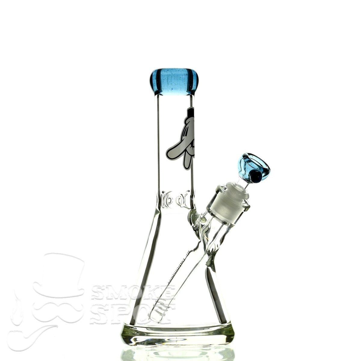 Mr Dabbinport beaker 10 inch 9 mm 38 stardust blue - Smoke Spot Smoke Shop