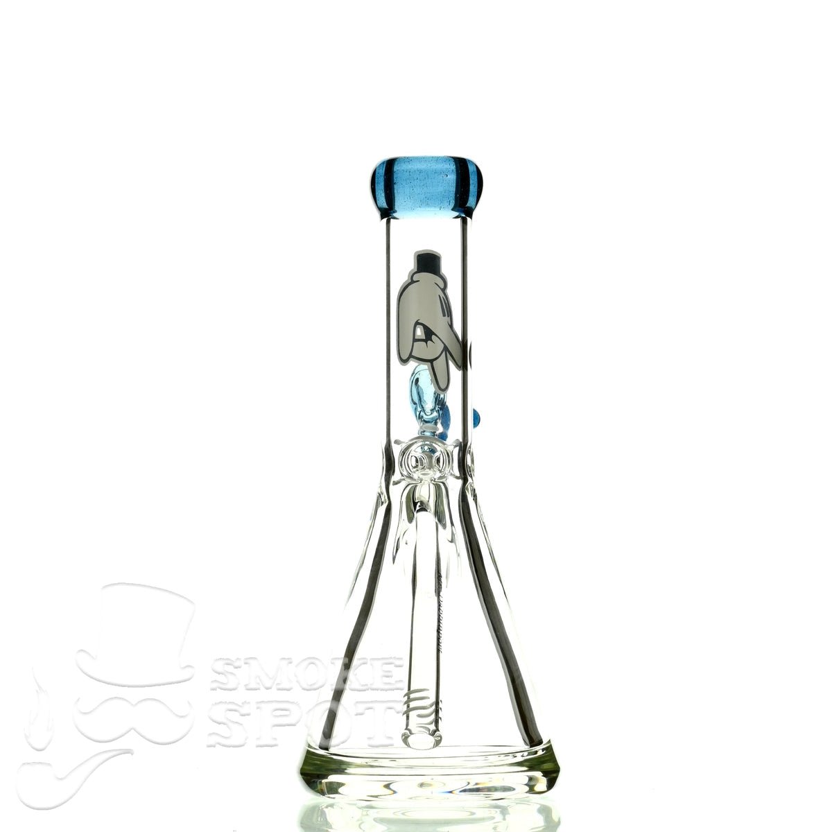 Mr Dabbinport beaker 10 inch 9 mm 38 stardust blue - Smoke Spot Smoke Shop
