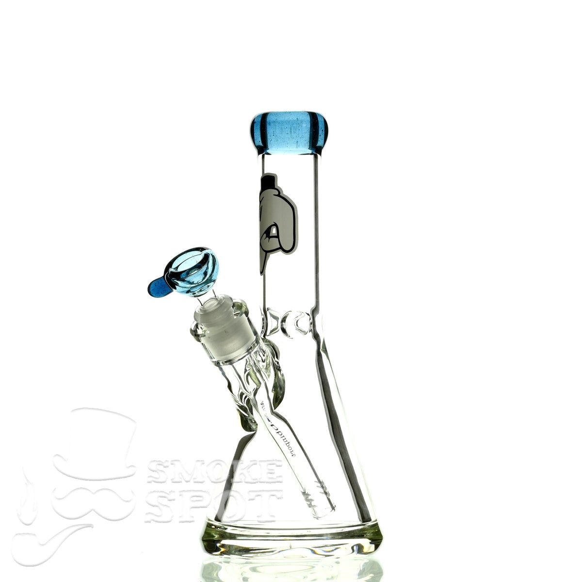Mr Dabbinport beaker 10 inch 9 mm 38 stardust blue - Smoke Spot Smoke Shop