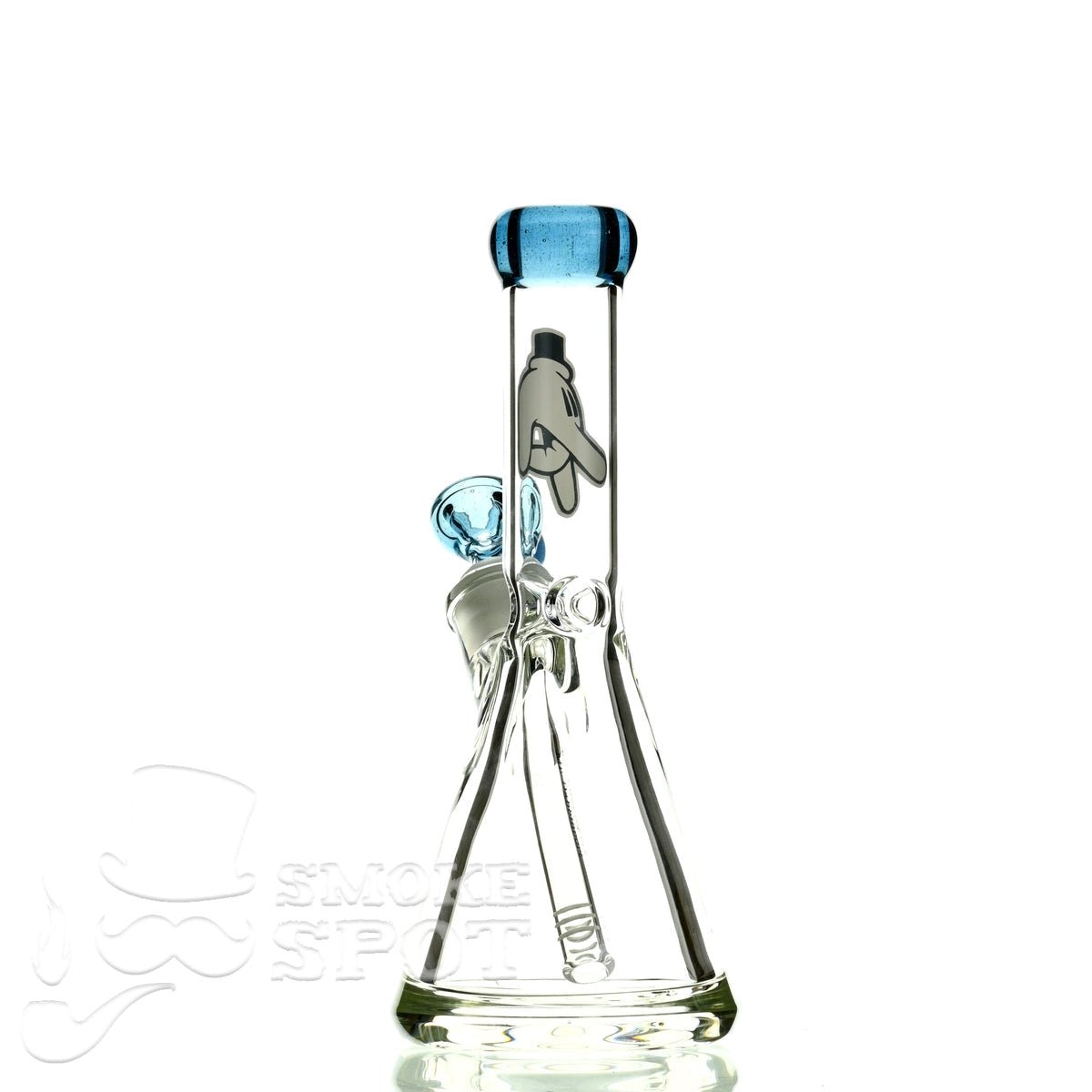 Mr Dabbinport beaker 10 inch 9 mm 38 stardust blue - Smoke Spot Smoke Shop