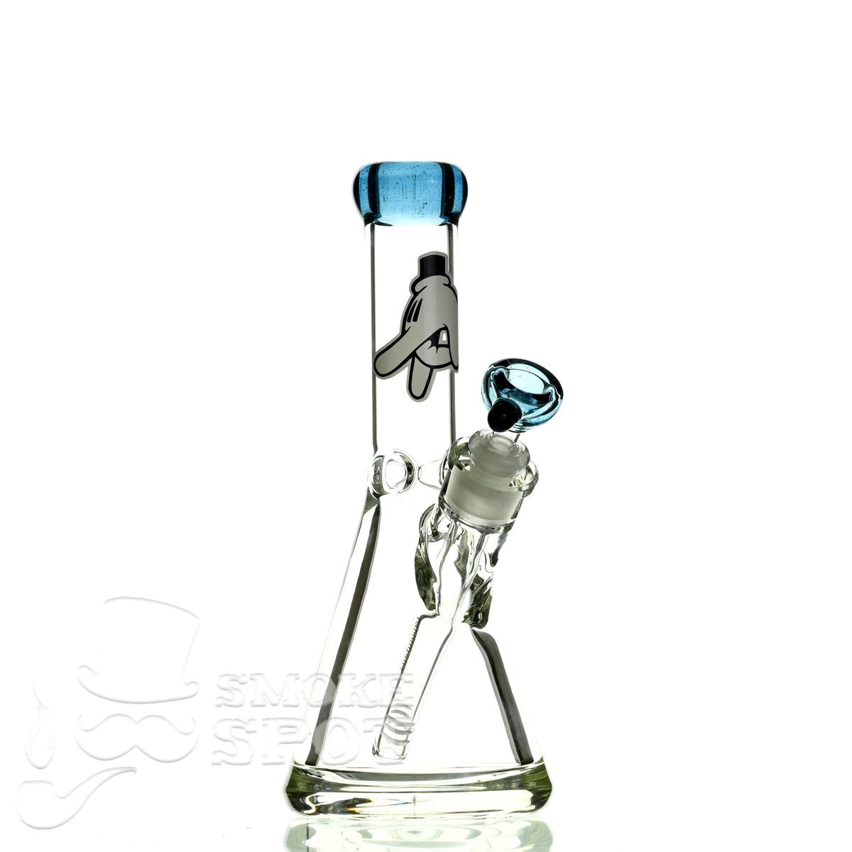 Mr Dabbinport beaker 10 inch 9 mm 38 stardust blue - Smoke Spot Smoke Shop