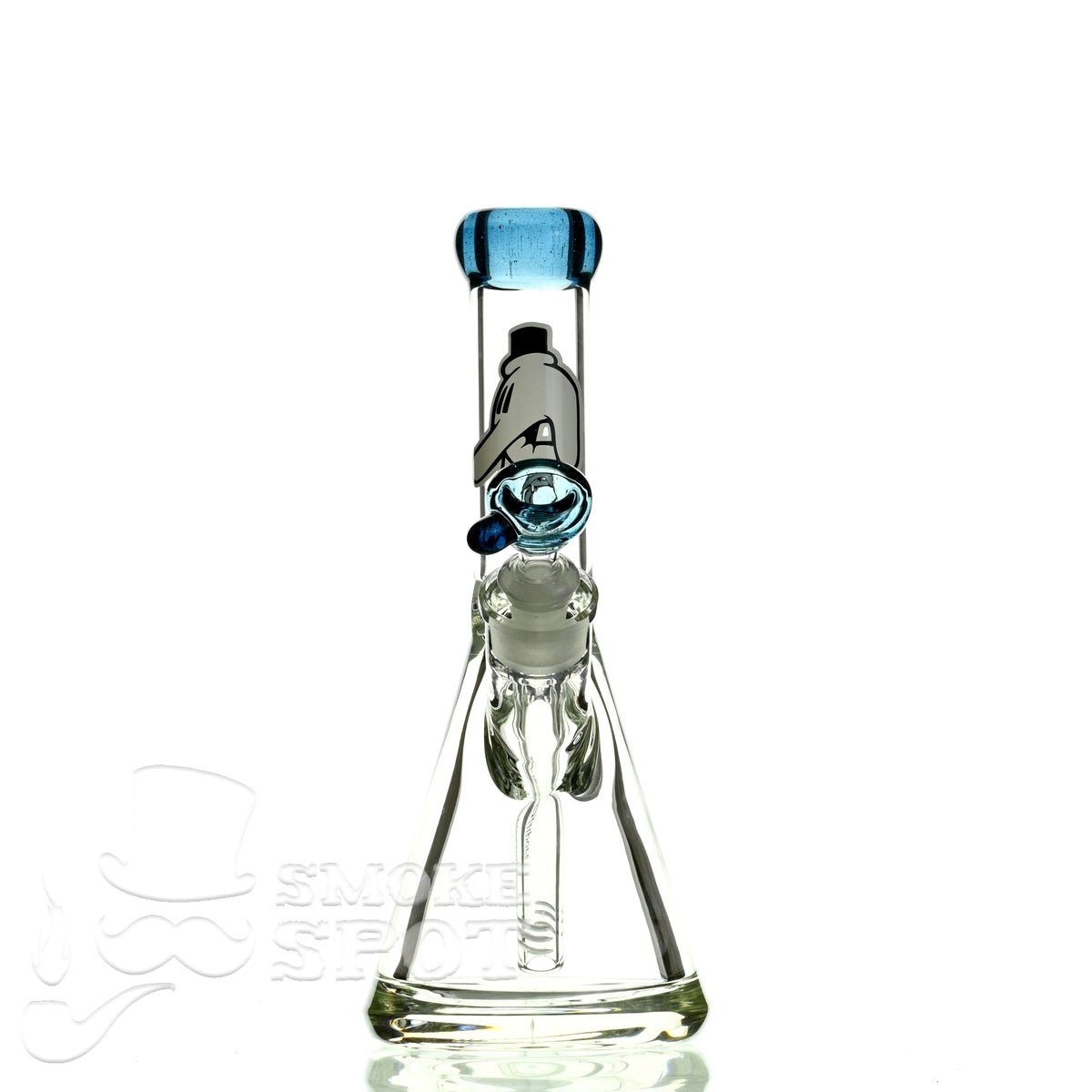 Mr Dabbinport beaker 10 inch 9 mm 38 stardust blue - Smoke Spot Smoke Shop