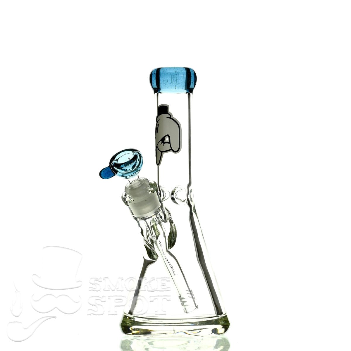 Mr Dabbinport beaker 10 inch 9 mm 38 stardust blue - Smoke Spot Smoke Shop