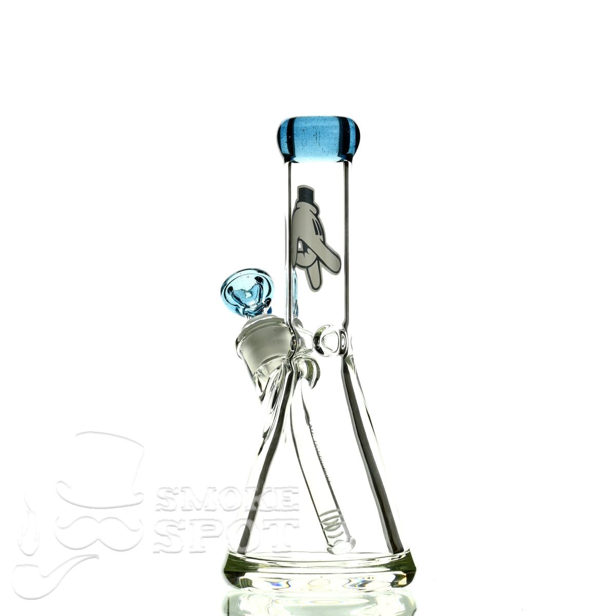 Mr Dabbinport beaker 10 inch 9 mm 38 stardust blue - Smoke Spot Smoke Shop