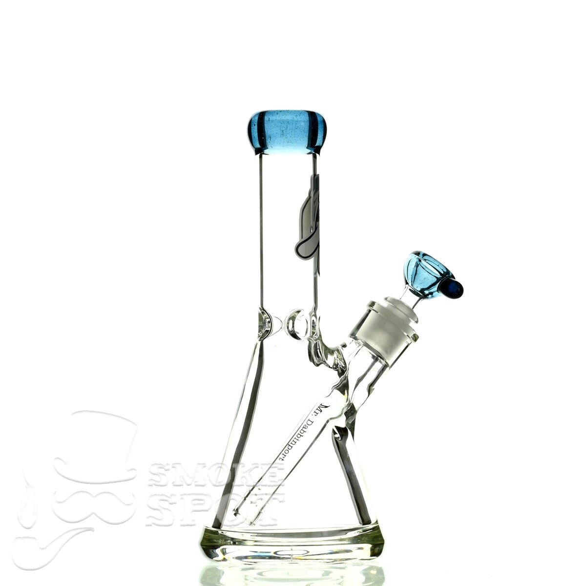 Mr Dabbinport beaker 10 inch 9 mm 38 stardust blue - Smoke Spot Smoke Shop