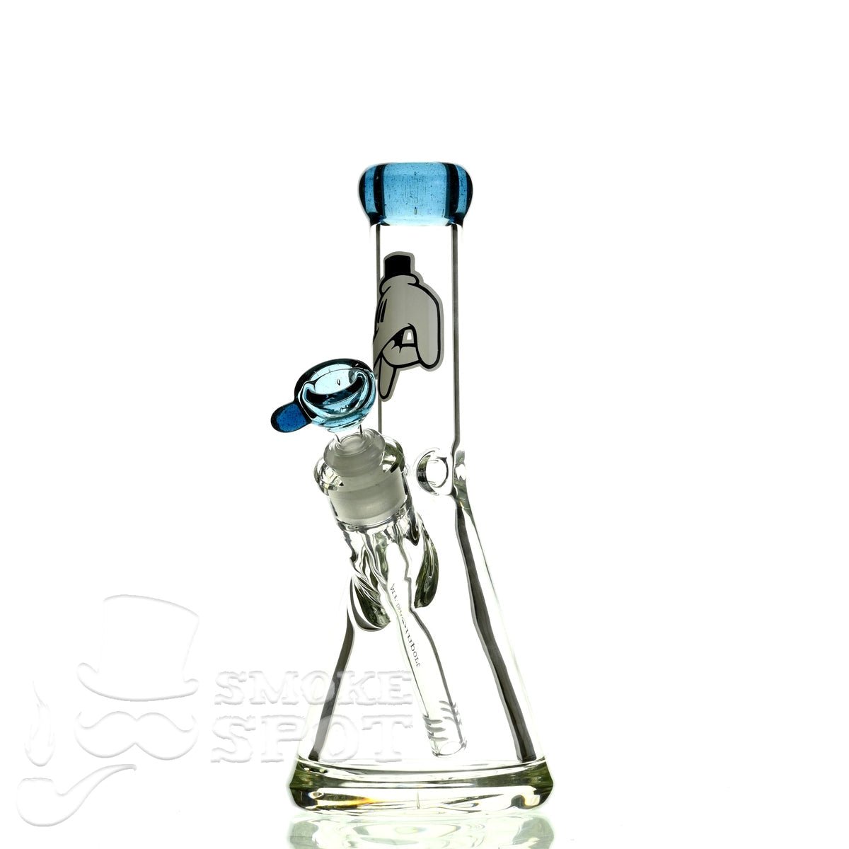 Mr Dabbinport beaker 10 inch 9 mm 38 stardust blue - Smoke Spot Smoke Shop