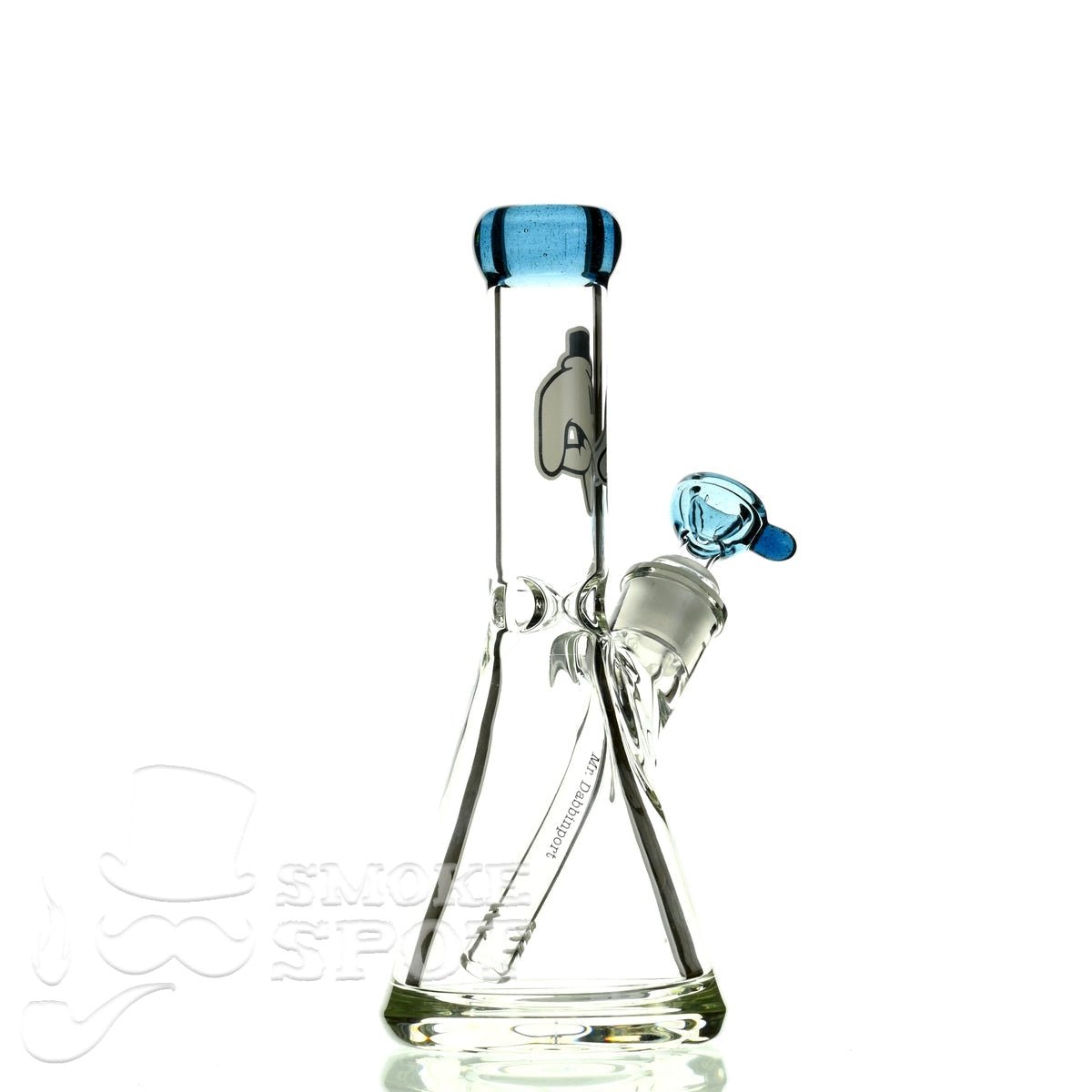 Mr Dabbinport beaker 10 inch 9 mm 38 stardust blue - Smoke Spot Smoke Shop