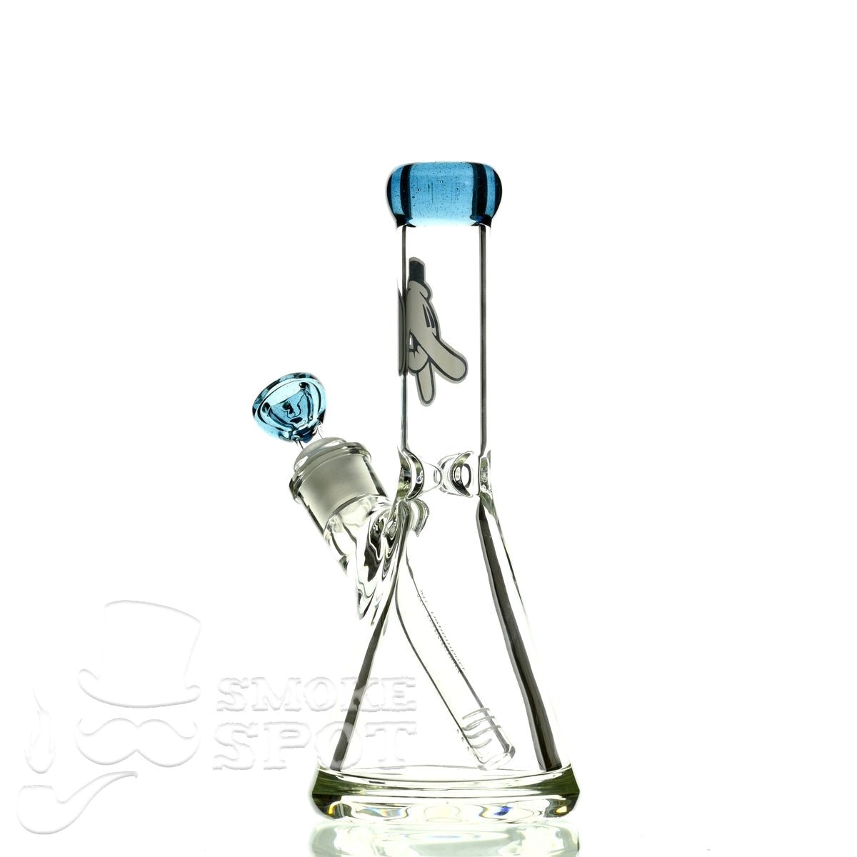 Mr Dabbinport beaker 10 inch 9 mm 38 stardust blue - Smoke Spot Smoke Shop