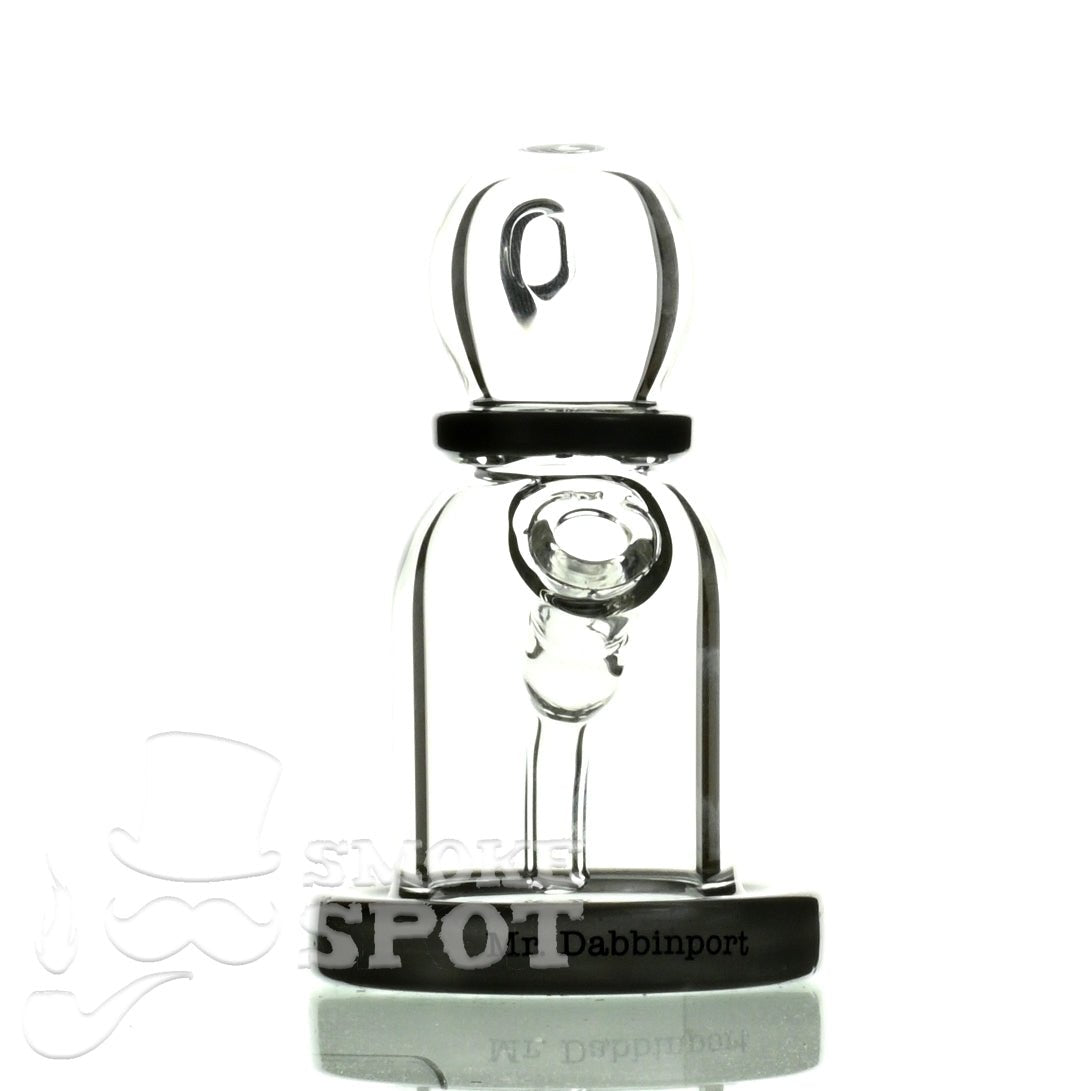 Mr Dabbinport 5 inch 10mm gray glass rig waterpipe - Smoke Spot