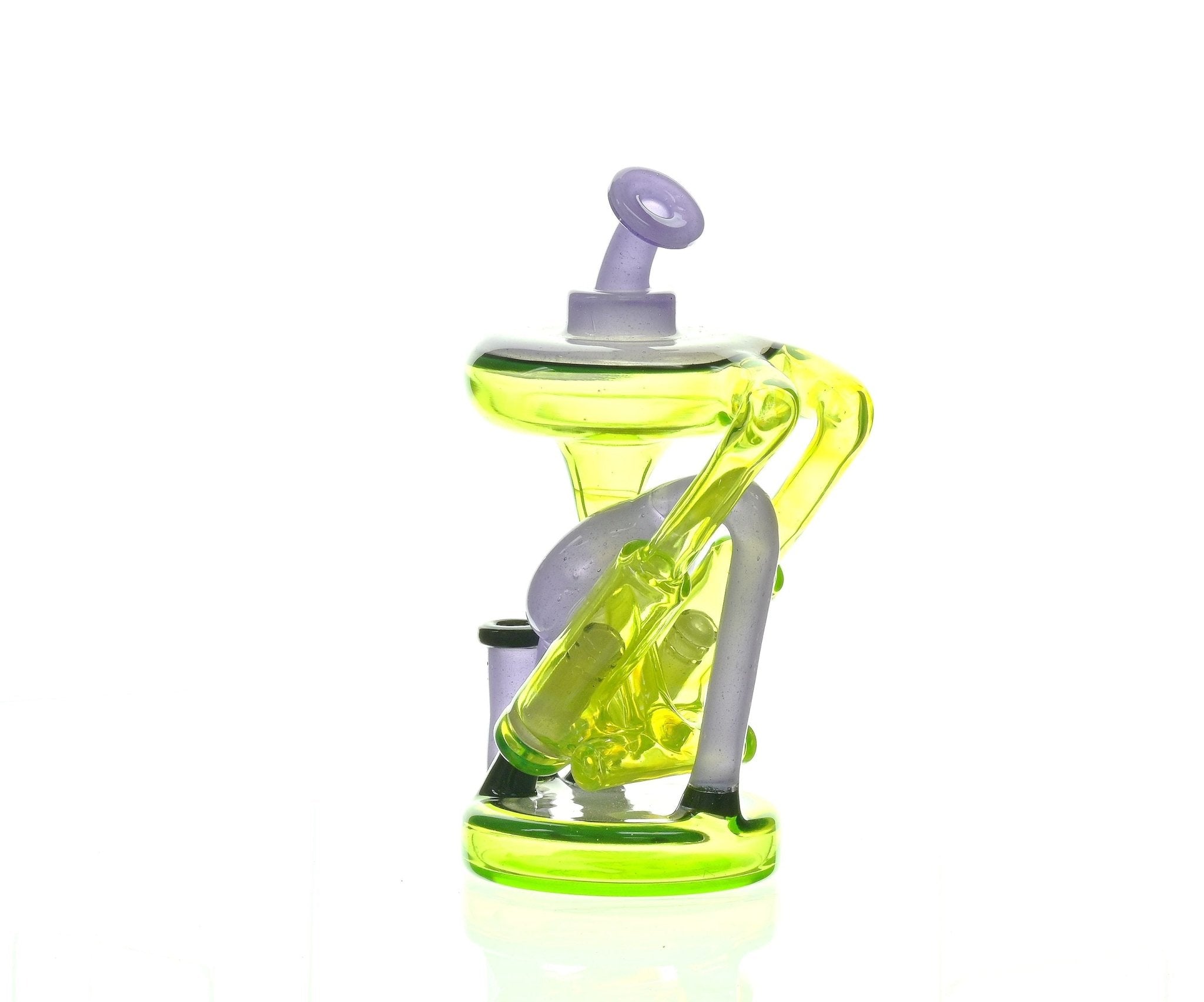 NIB GLASS FULL COLOR PISTON RIG W/ ECTOPLASM, FUJINOYAMA, GALAXY BLACK - SSSS