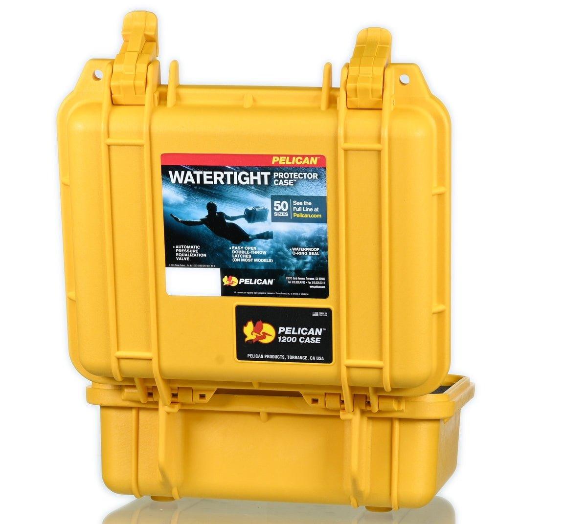 PELICAN CASE 1200 YELLOW - Smoke Spot Smoke Shop