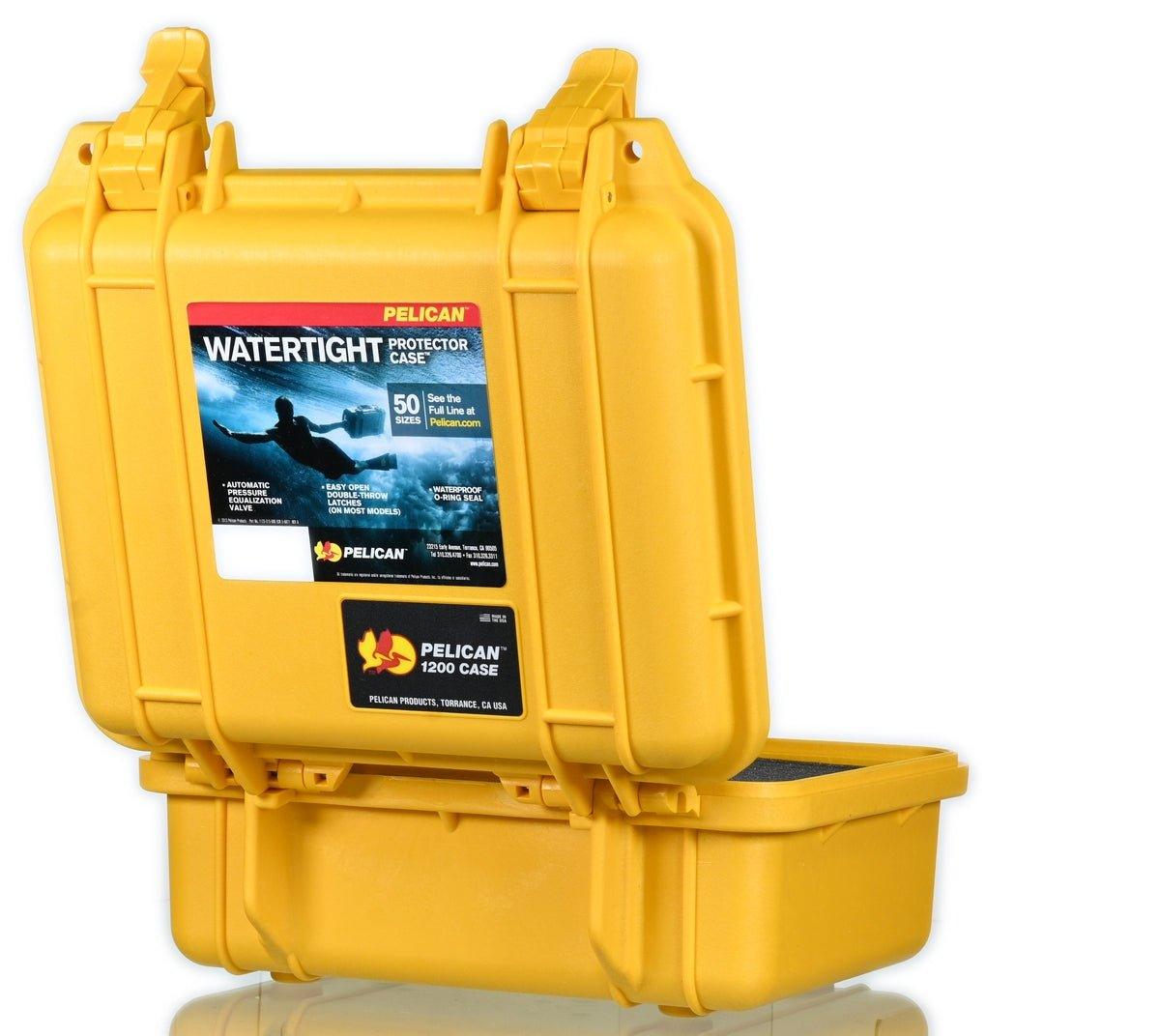 PELICAN CASE 1200 YELLOW - Smoke Spot Smoke Shop