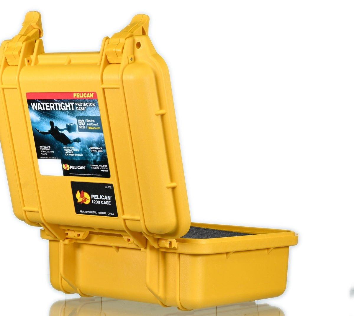 PELICAN CASE 1200 YELLOW - Smoke Spot Smoke Shop