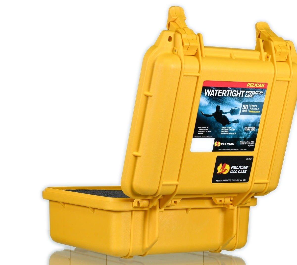 PELICAN CASE 1200 YELLOW - Smoke Spot Smoke Shop