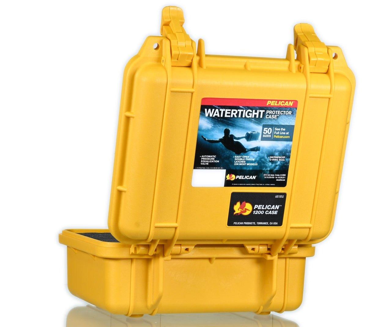 PELICAN CASE 1200 YELLOW - Smoke Spot Smoke Shop