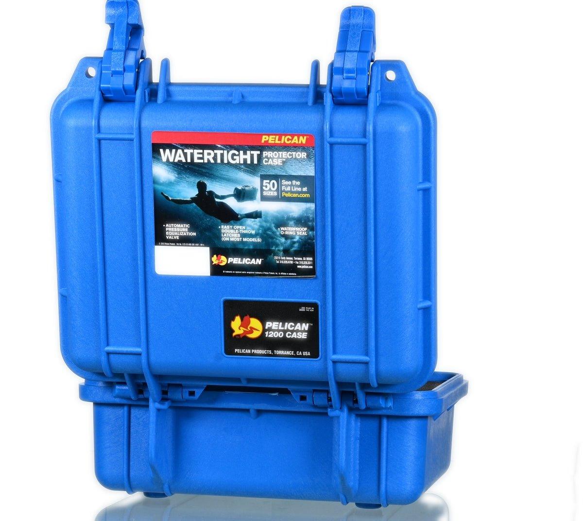PELICAN CASE 1200 BLUE - Smoke Spot Smoke Shop