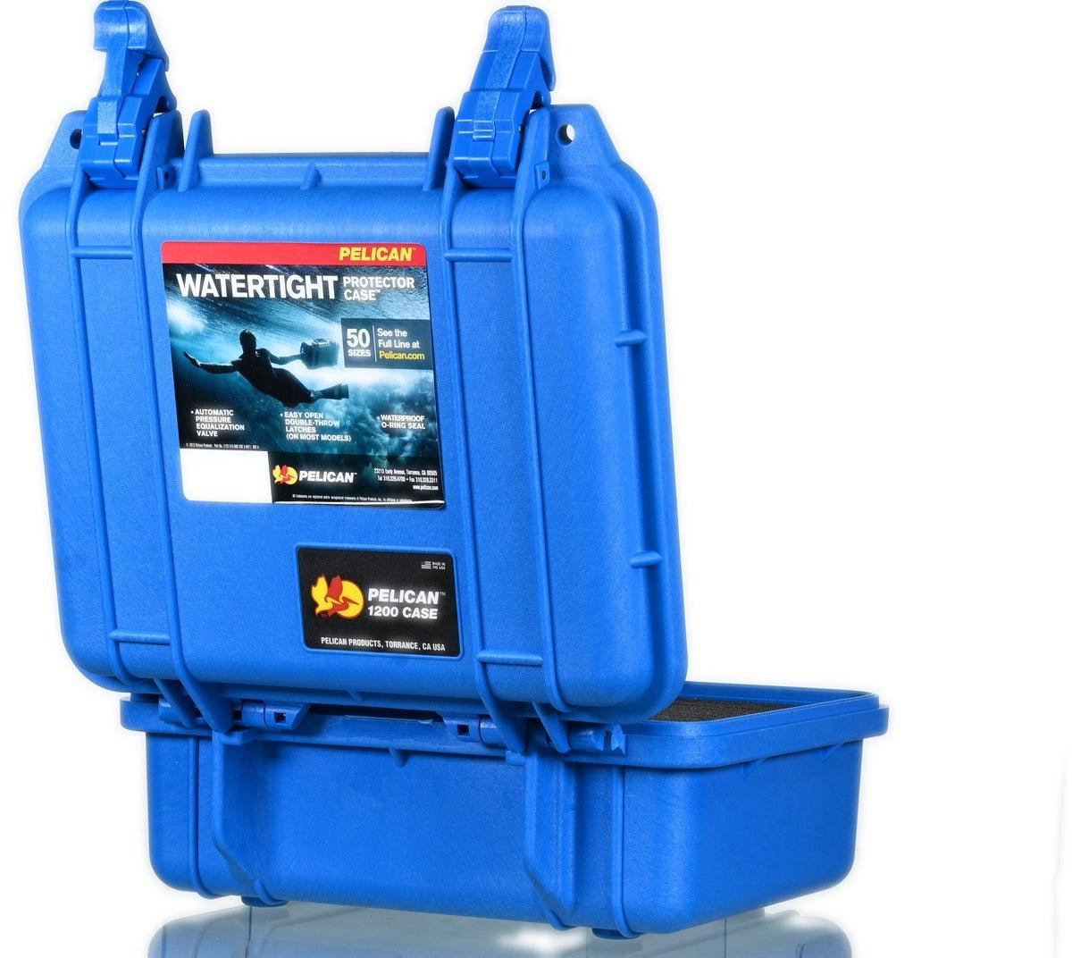 PELICAN CASE 1200 BLUE - Smoke Spot Smoke Shop