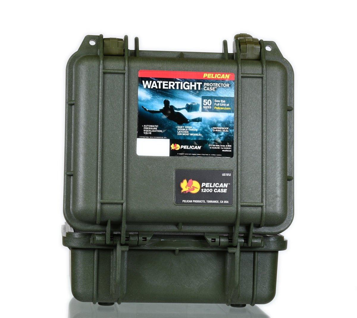 PELICAN CASE 1200 OD GREEN - Smoke Spot Smoke Shop