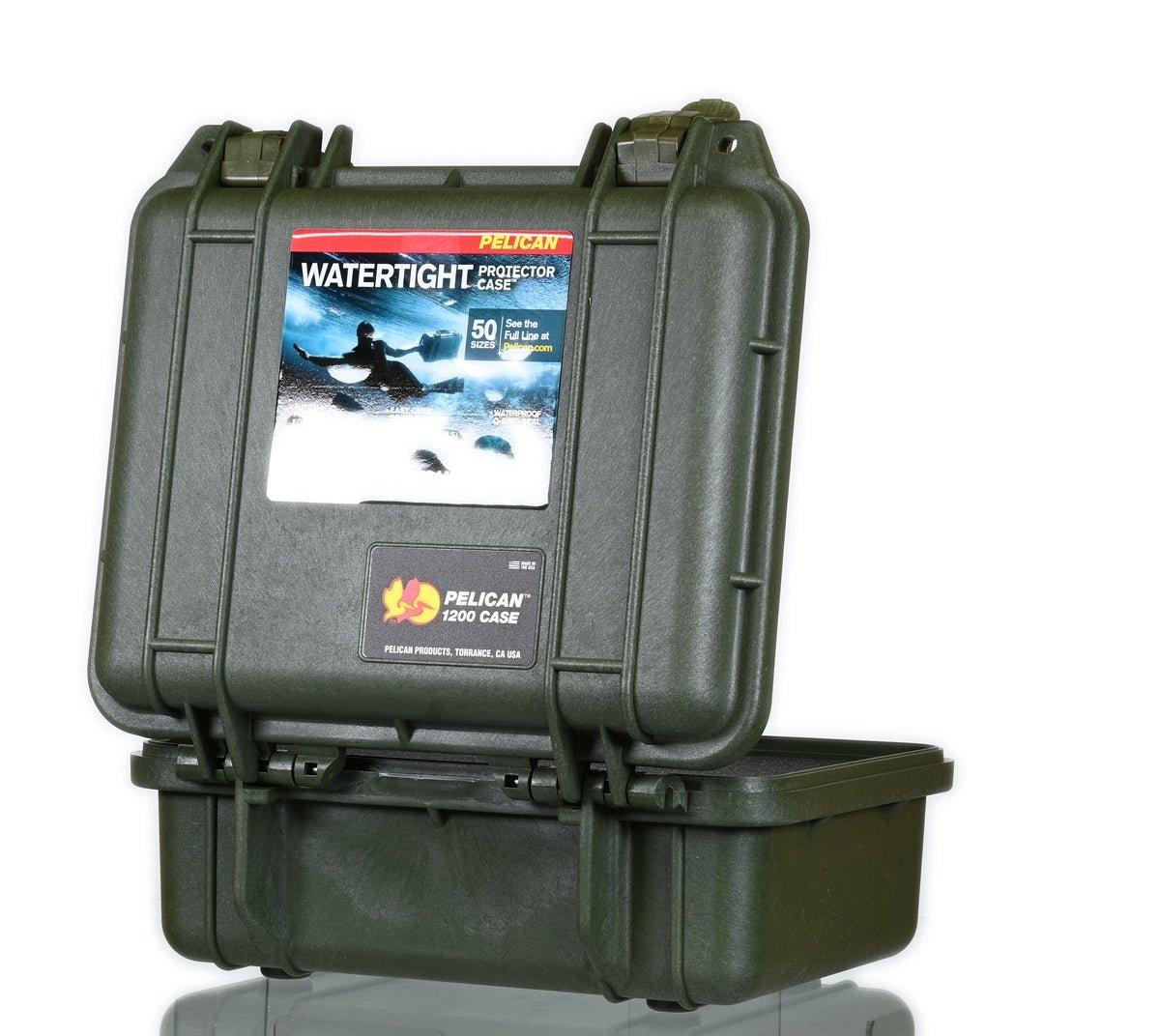 PELICAN CASE 1200 OD GREEN - Smoke Spot Smoke Shop