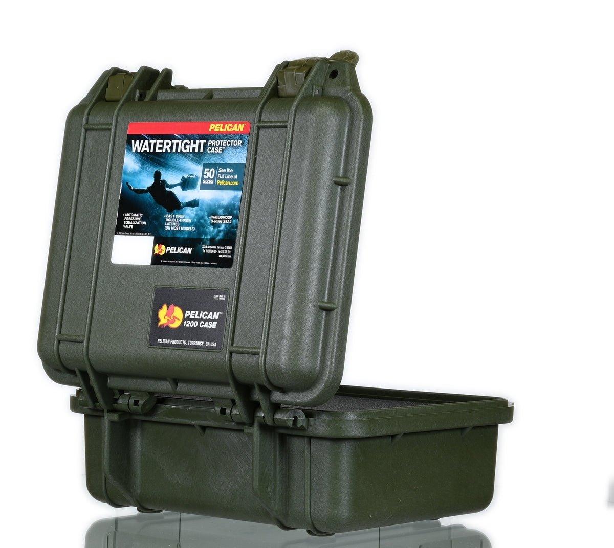 PELICAN CASE 1200 OD GREEN - Smoke Spot Smoke Shop